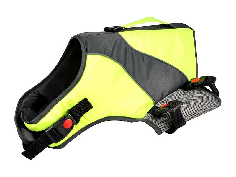 Gilet de Flottaison pour Chien "Réfléchissant" 54cm Jaune