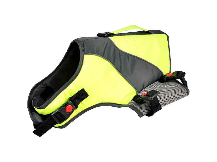 Gilet de Flottaison pour Chien "Réfléchissant" 54cm Jaune