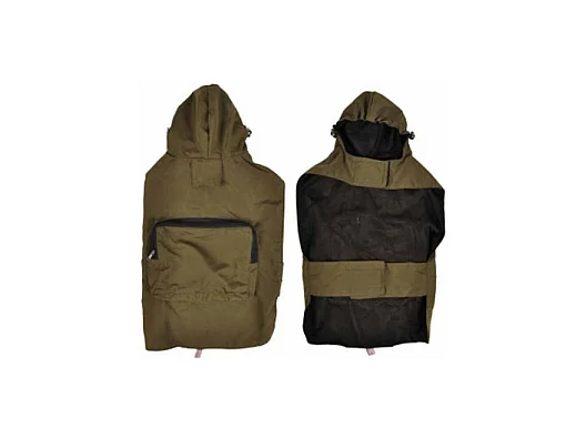 Imperméable pour Chien "Capuche & Poche" 50cm Kaki