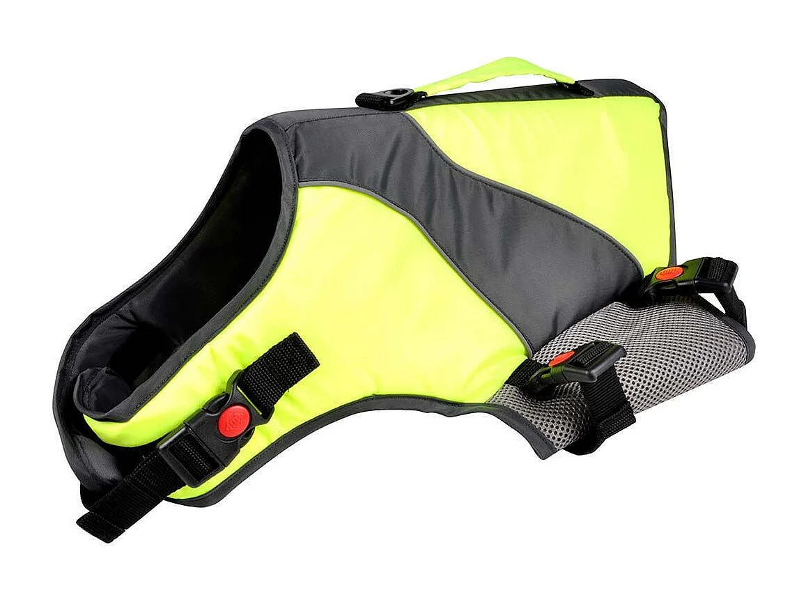 Gilet de Flottaison pour Chien "Réfléchissant" 43cm Jaune