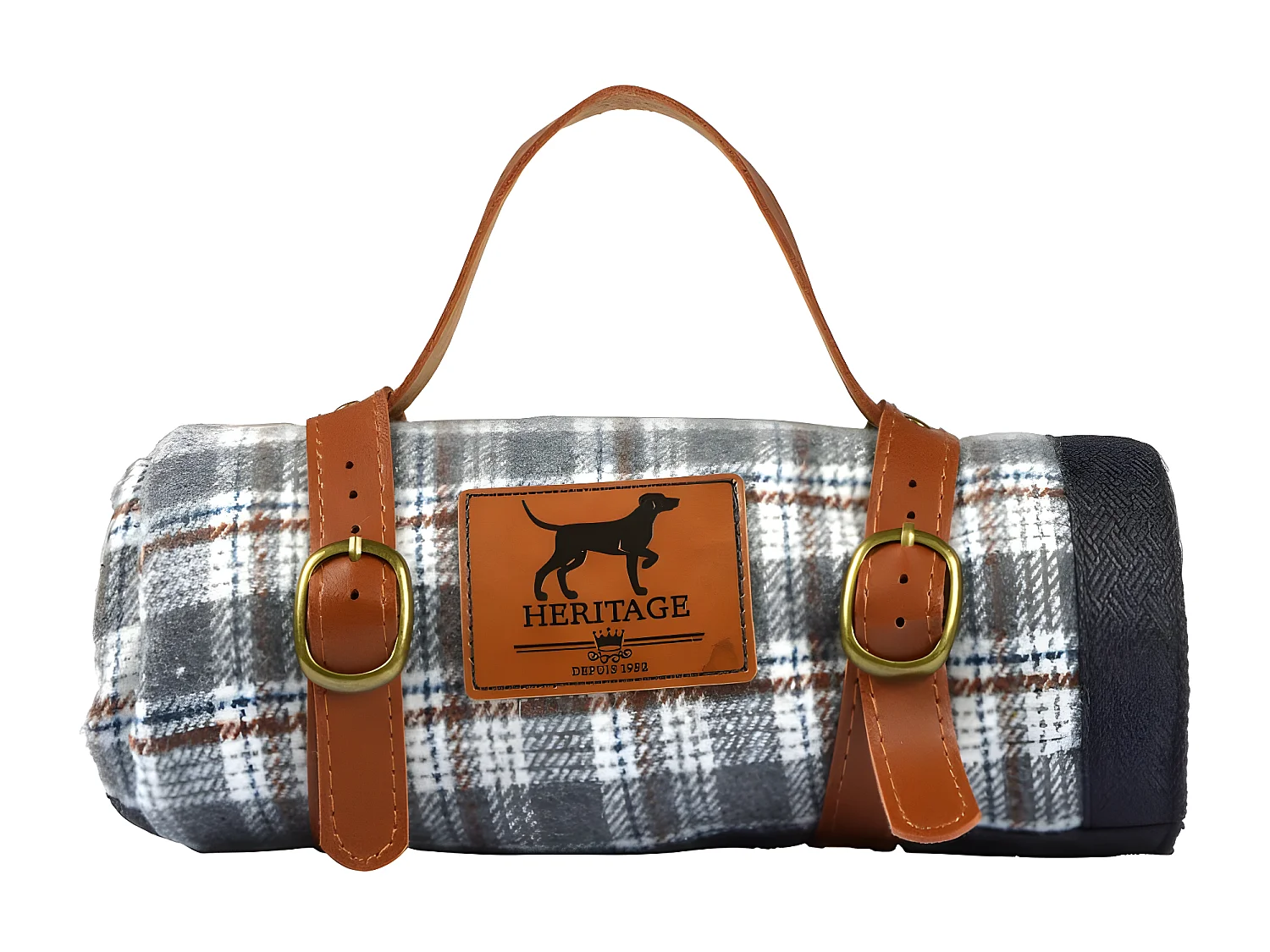 Plaid pour Chien & Chat "Héritage" 50x70cm Gris