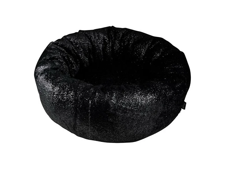Coussin pour Chien & Chat "Paillettes" 55cm Noir