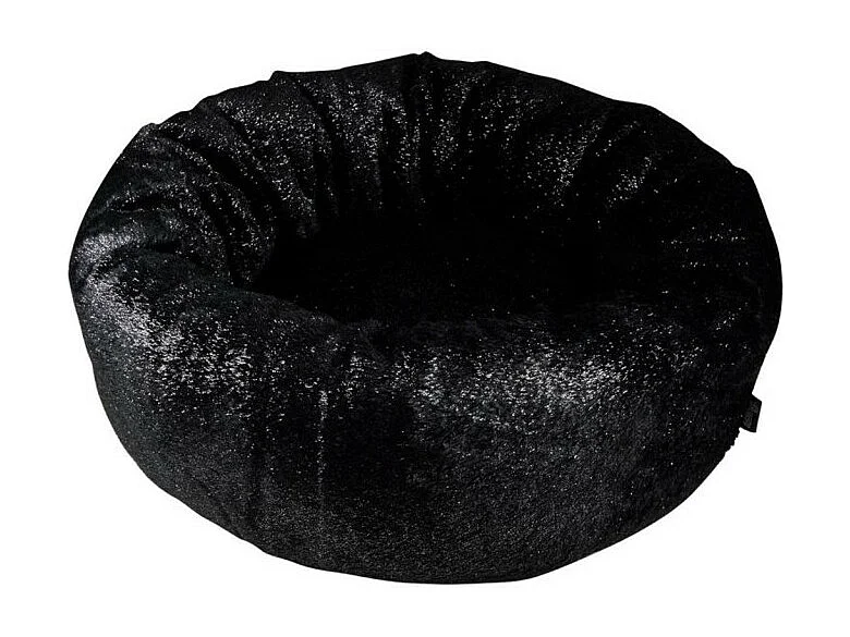 Coussin pour Chien & Chat "Paillettes" 55cm Noir