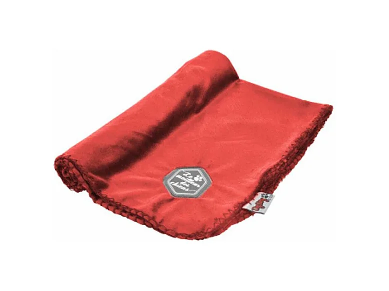 Plaid Polaire pour Chien "Patchy" 100cm Bordeaux