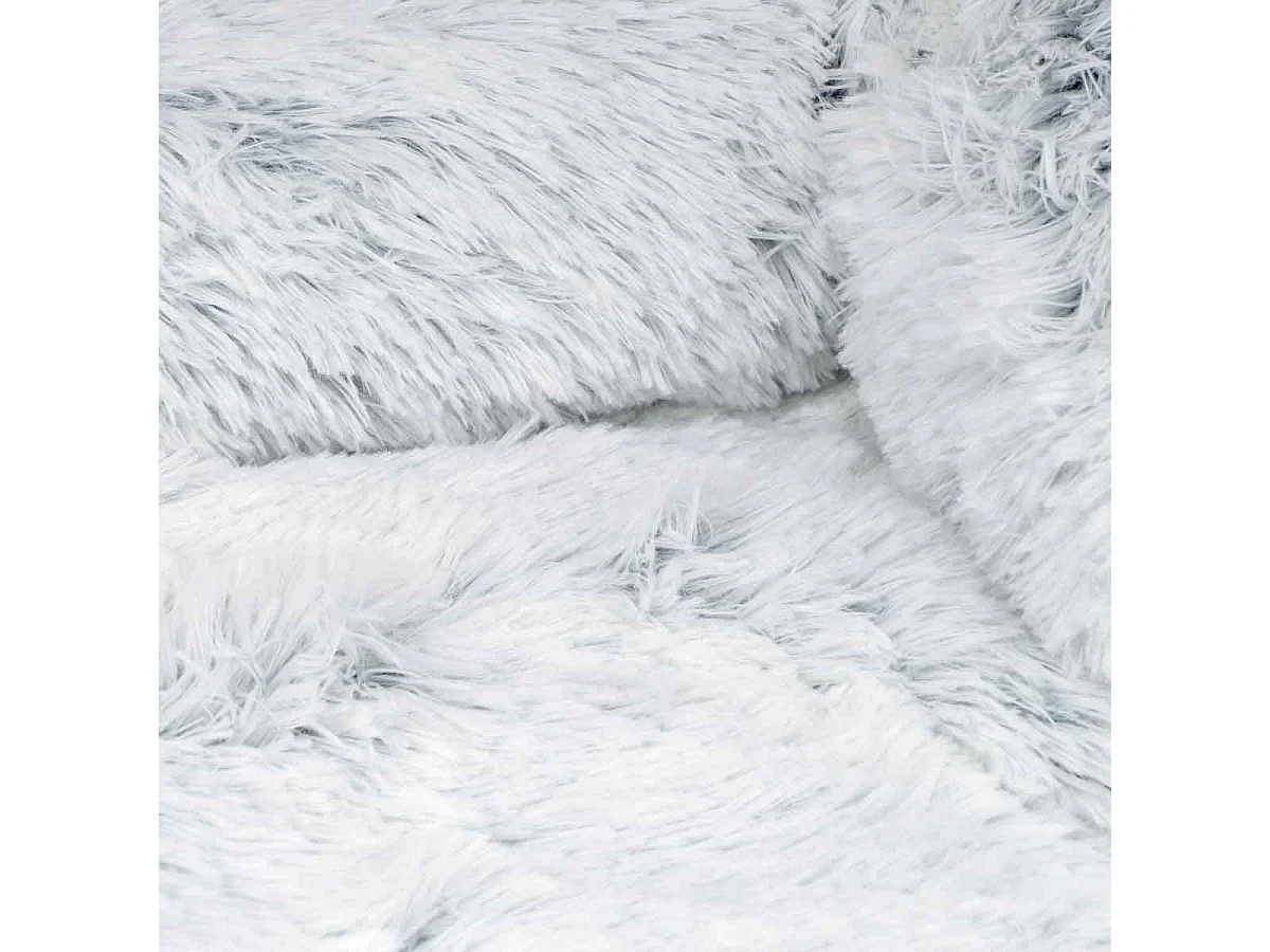 Protège Canapé & Traversin "Fluffy" 120cm Blanc Chiné