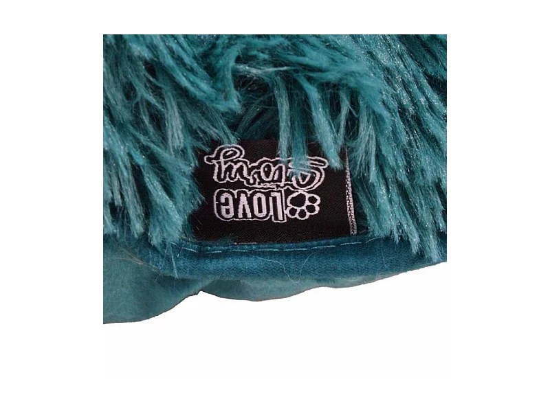 Coussin pour Chien & Chat "Fluffy" 87cm Émeraude