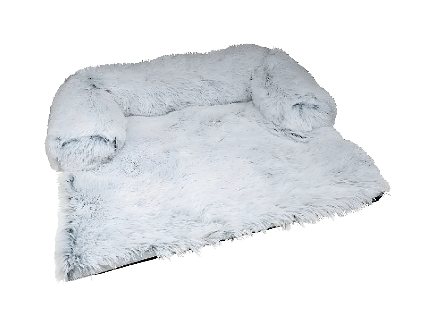 Protège Canapé & Traversin "Fluffy" 100cm Blanc Chiné