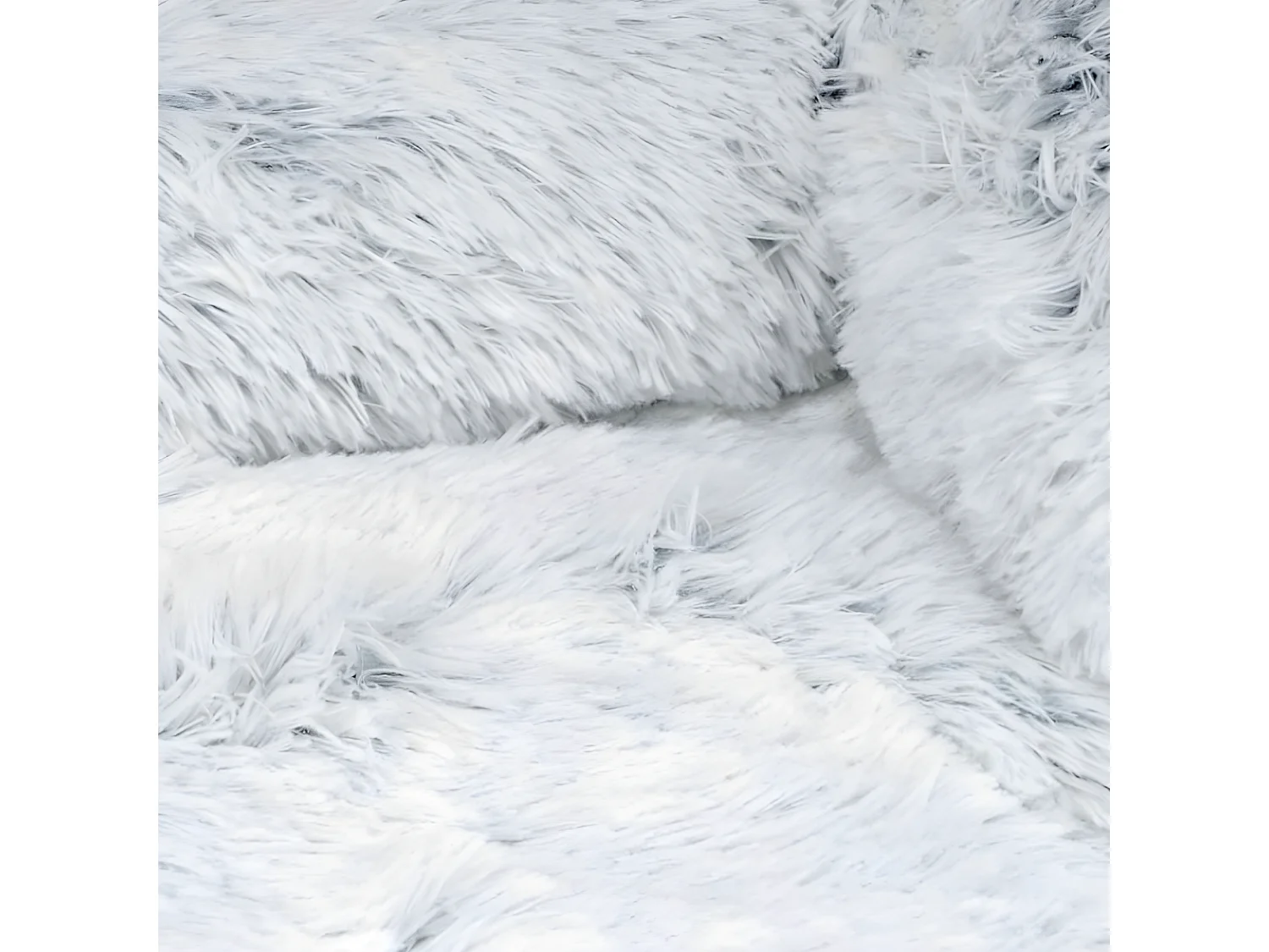 Protège Canapé & Traversin "Fluffy" 100cm Blanc Chiné