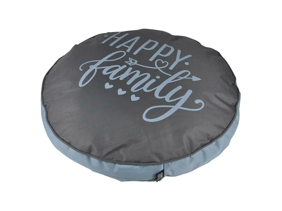 Coussin pour Chien & Chat "Happy Family" 60cm Bleu