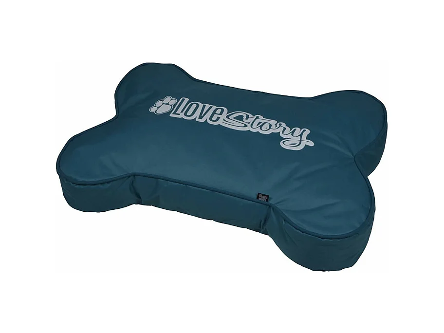 Coussin pour Chien "Forme Os Good Dog" 100cm Émeraude