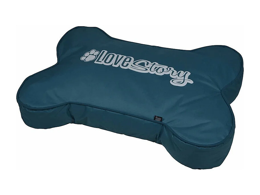 Coussin pour Chien "Forme Os Good Dog" 100cm Émeraude