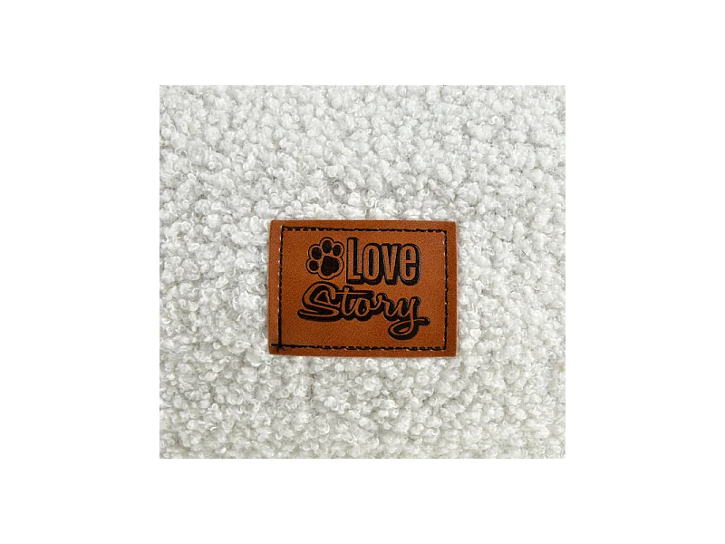 Coussin Donut pour Chien & Chat "Wooly" 55cm Écru