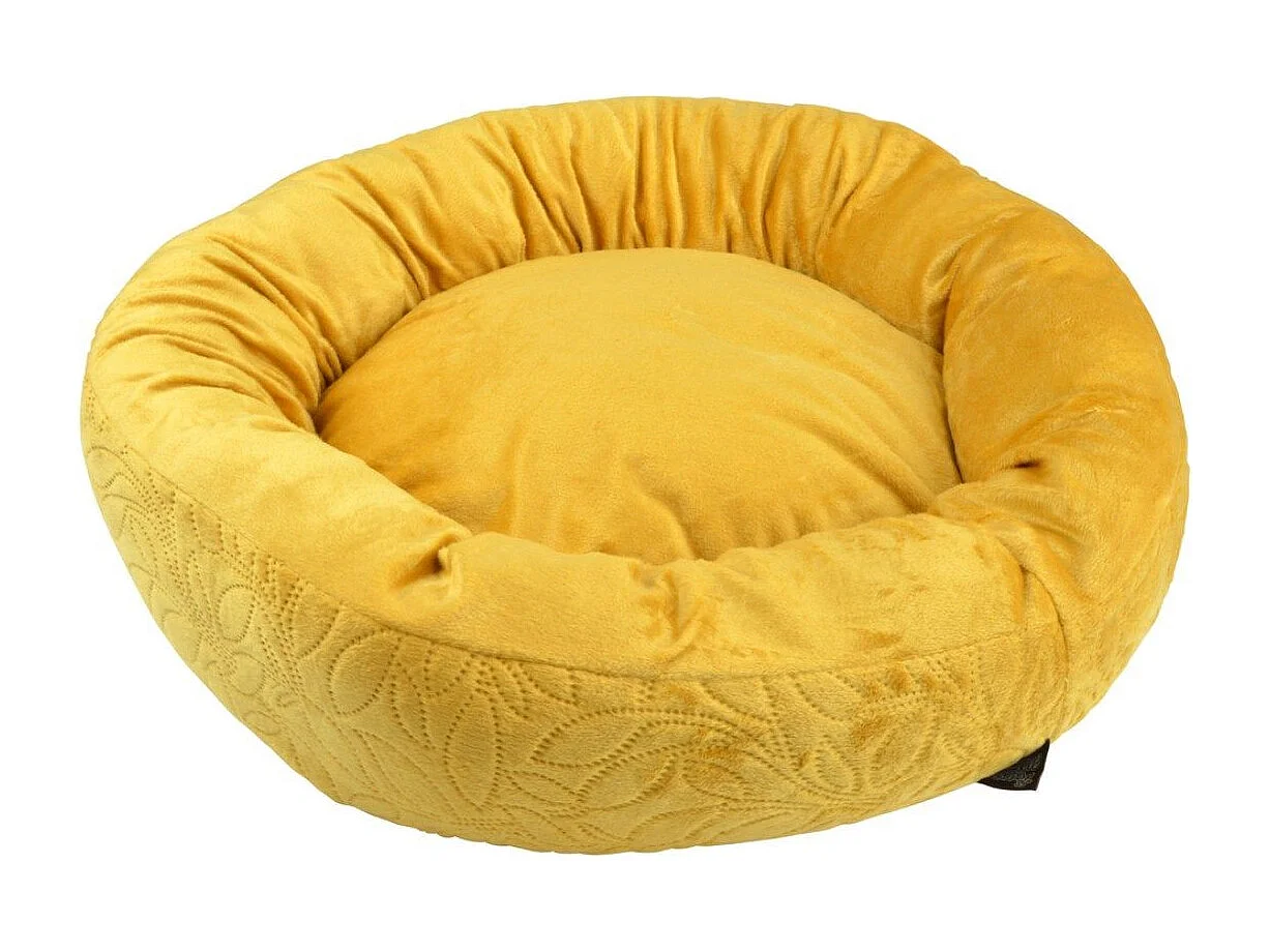 Coussin pour Chien & Chat "Boho" 50cm Moutarde