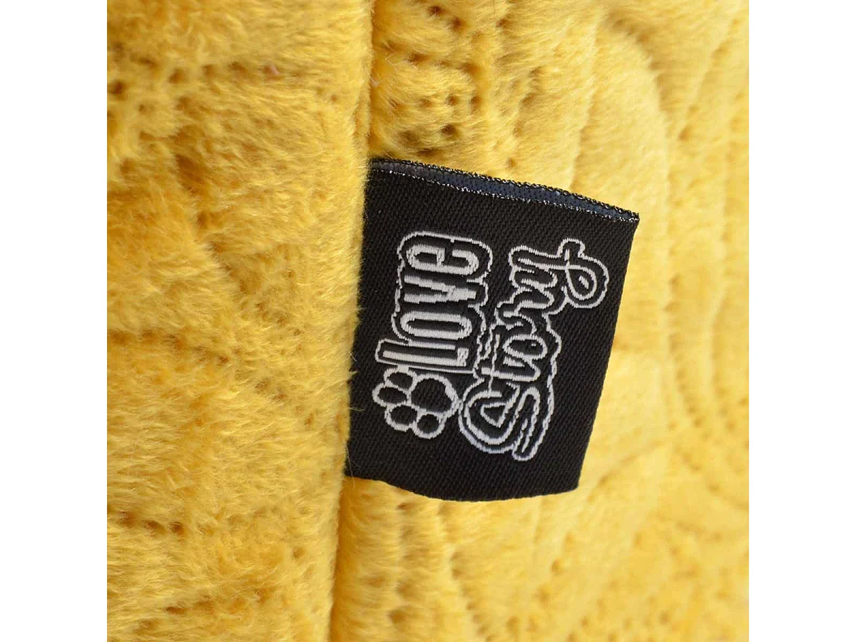 Coussin pour Chien & Chat "Boho" 50cm Moutarde