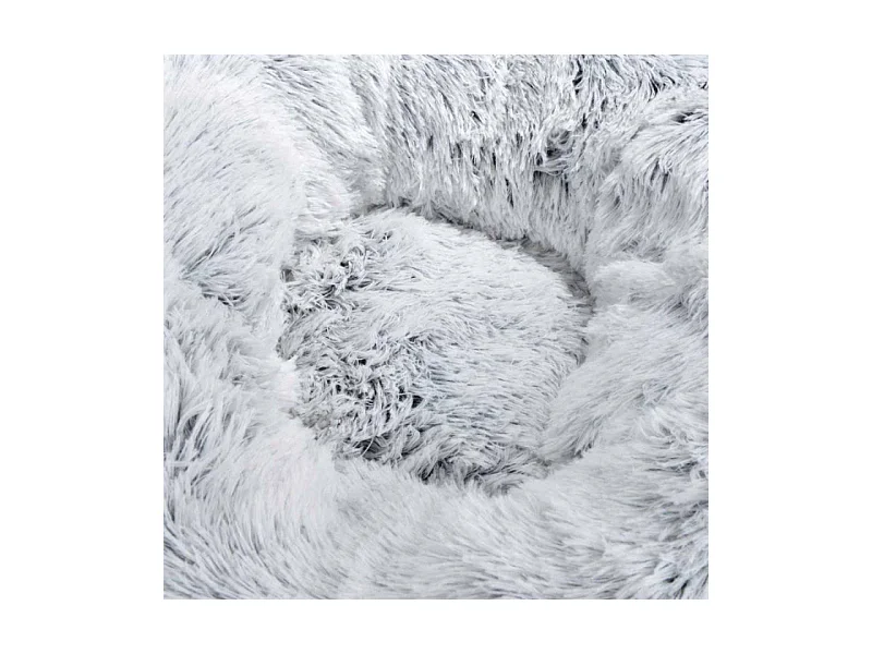 Coussin pour Chien & Chat "Fluffy" 95cm Blanc Chiné