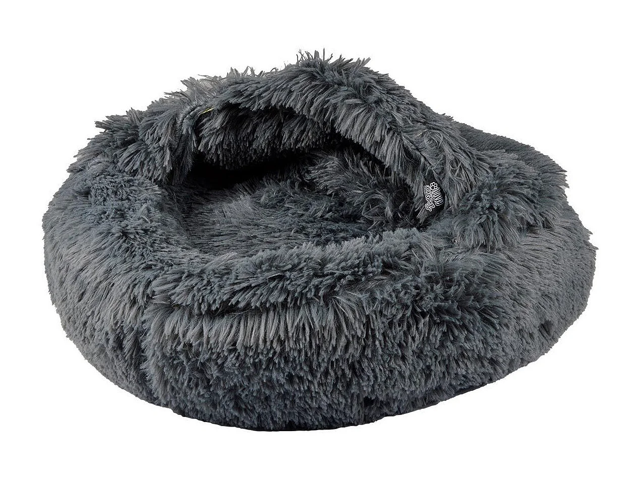 Coussin pour Chien & Chat "Fluffy" 55cm Anthracite
