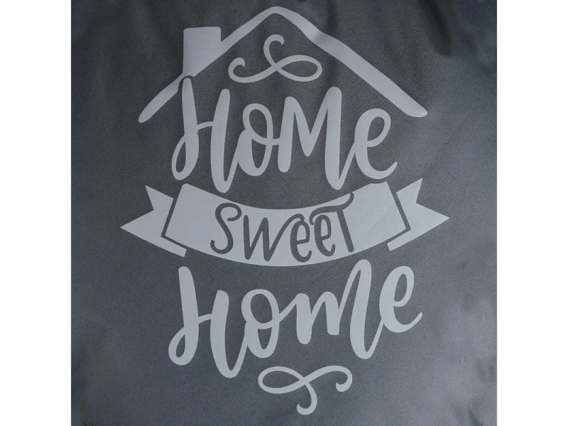 Coussin pour Chien & Chat "Sweet Home" 60cm Gris