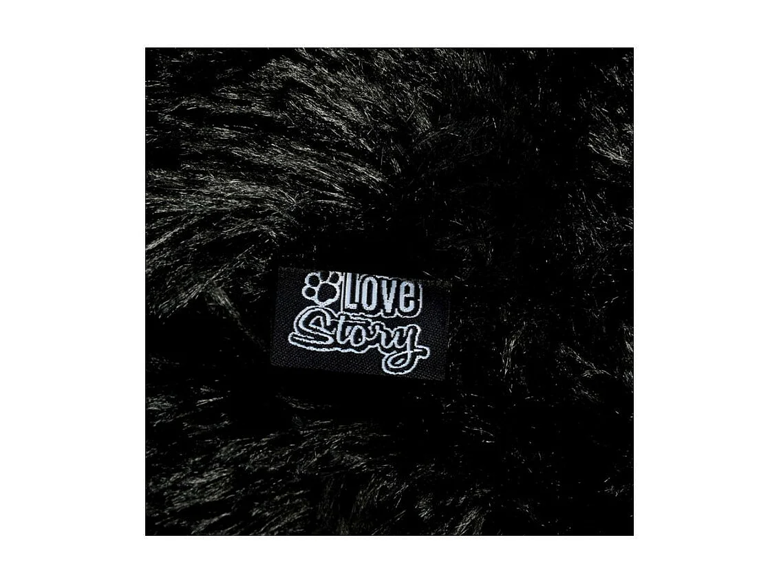 Coussin pour Chien & Chat "Fluffy" 55cm Noir