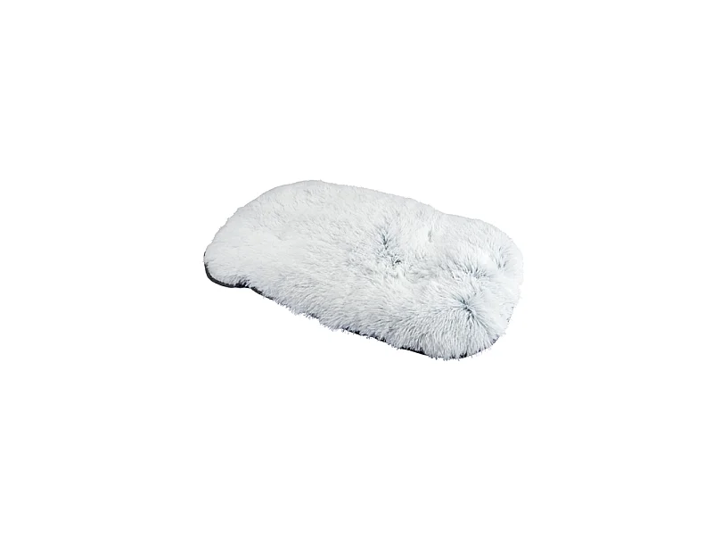 Coussin pour Chien & Chat "Fluffy" 77cm Blanc Chiné