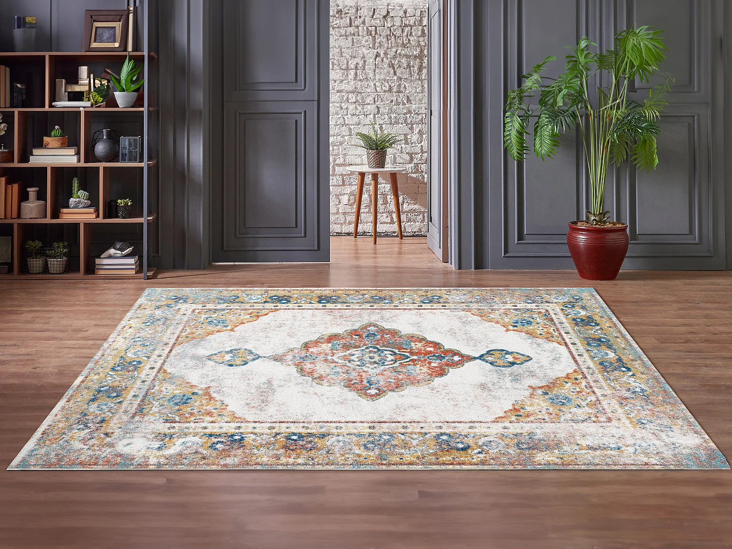 Tapete oriental vintage 160 x 230 cm multicolor - AKLIM