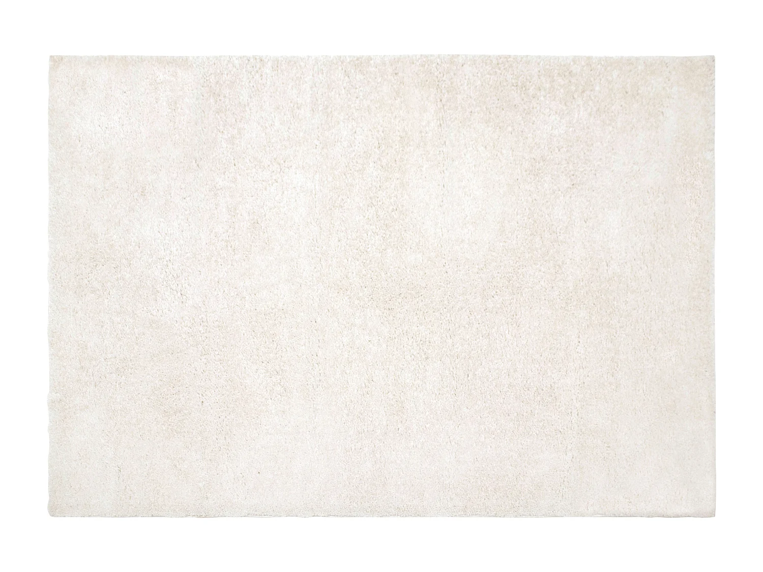 Langhåret shaggy gulvtæppe hvid 160 × 230 cm MILINIO