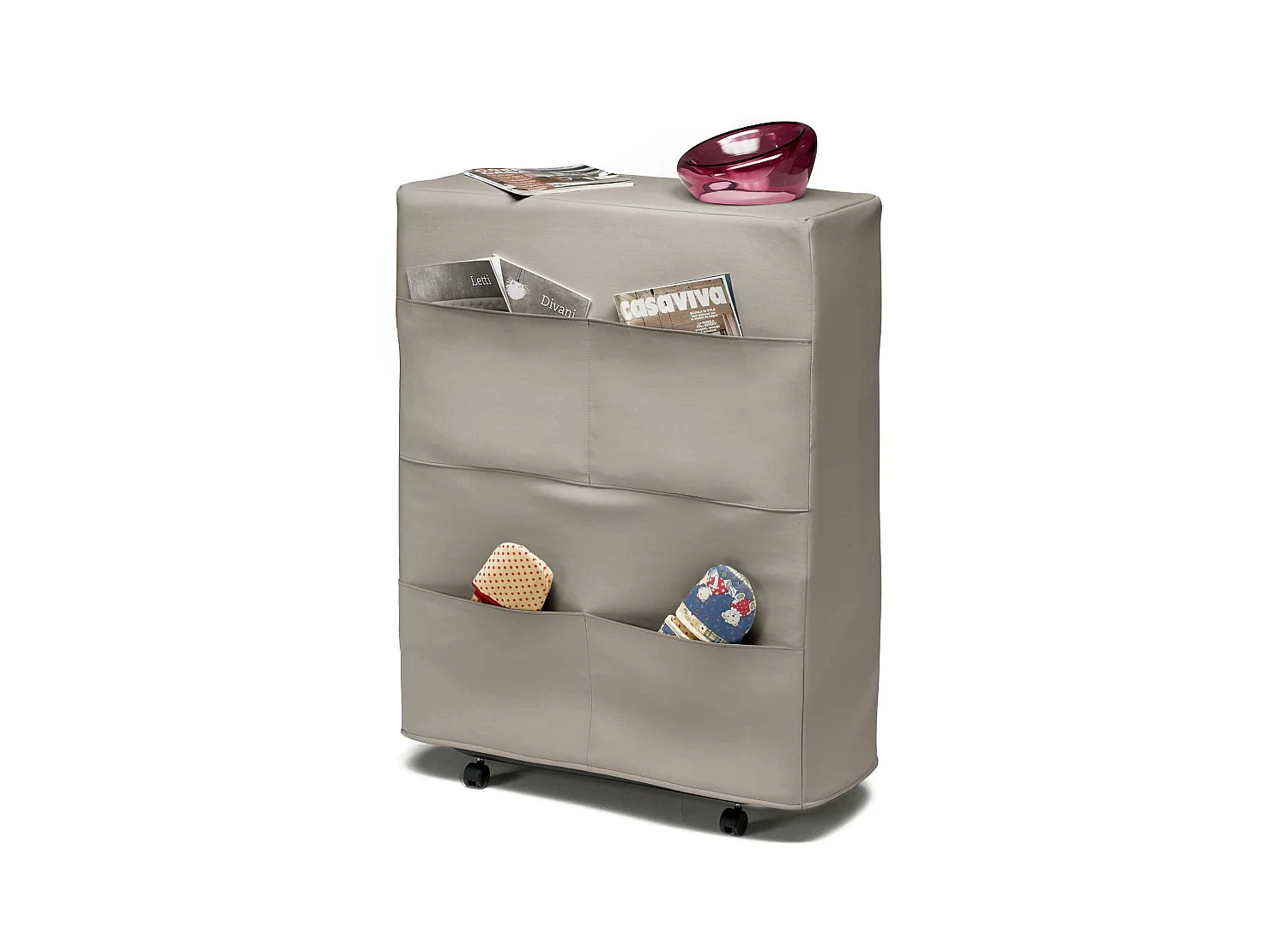 Lit pliant Damati, lit simple orthopédique et pliable, 100% Made in Italy, lit avec revêtement en éco-cuir, avec matelas 80x190 cm inclus, gris tourterelle