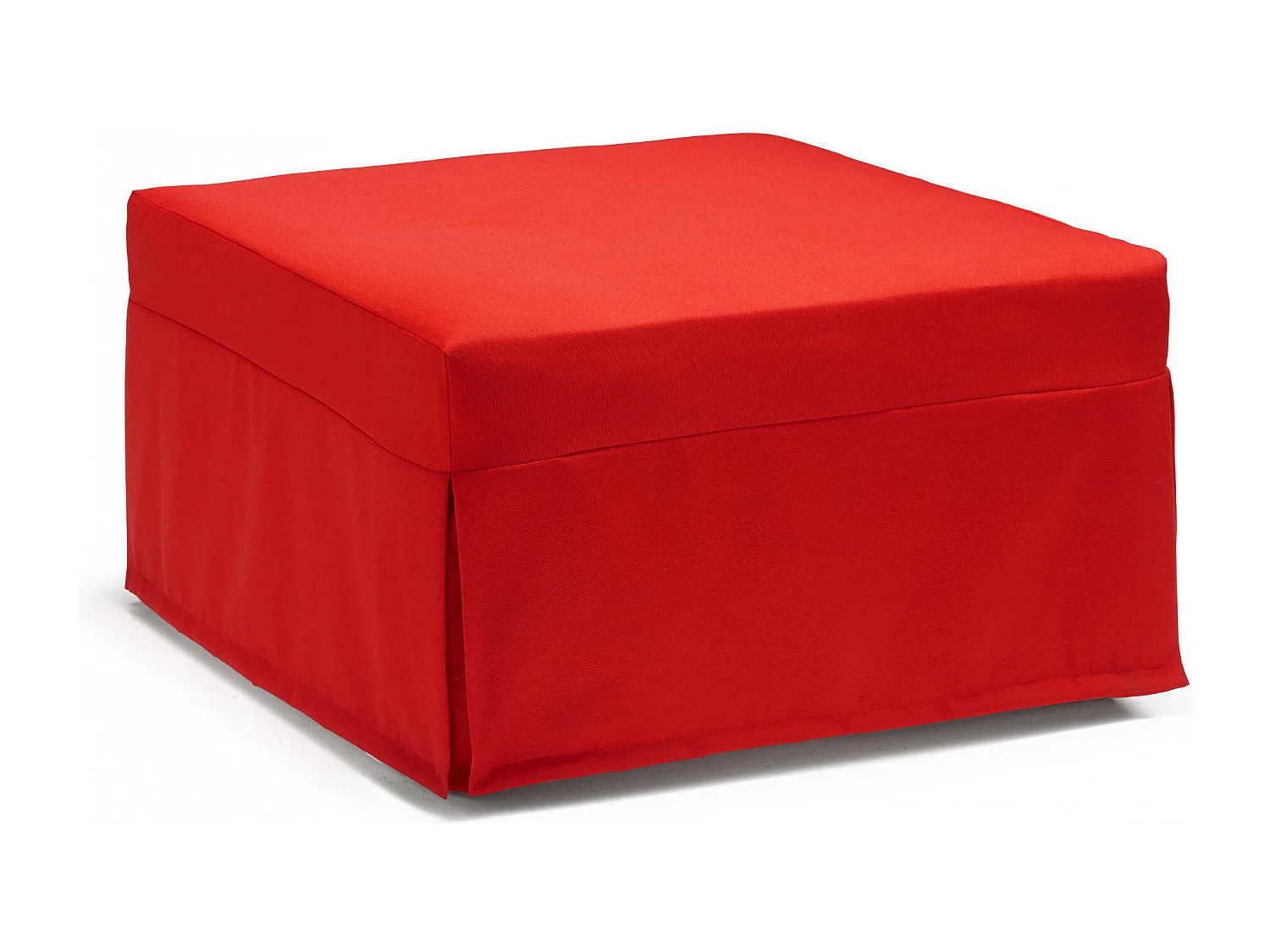 Talamo Italia - Letto pieghevole Abak, 80x80h45 cm, Rosso