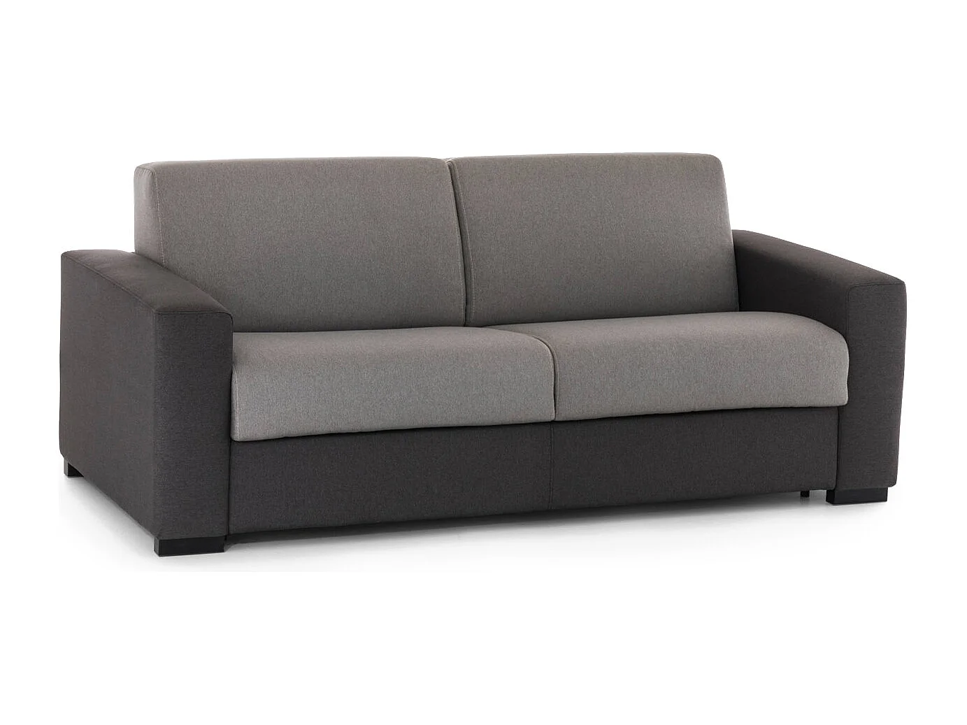 Divano Letto 3 Posti Nero 95x200 cm