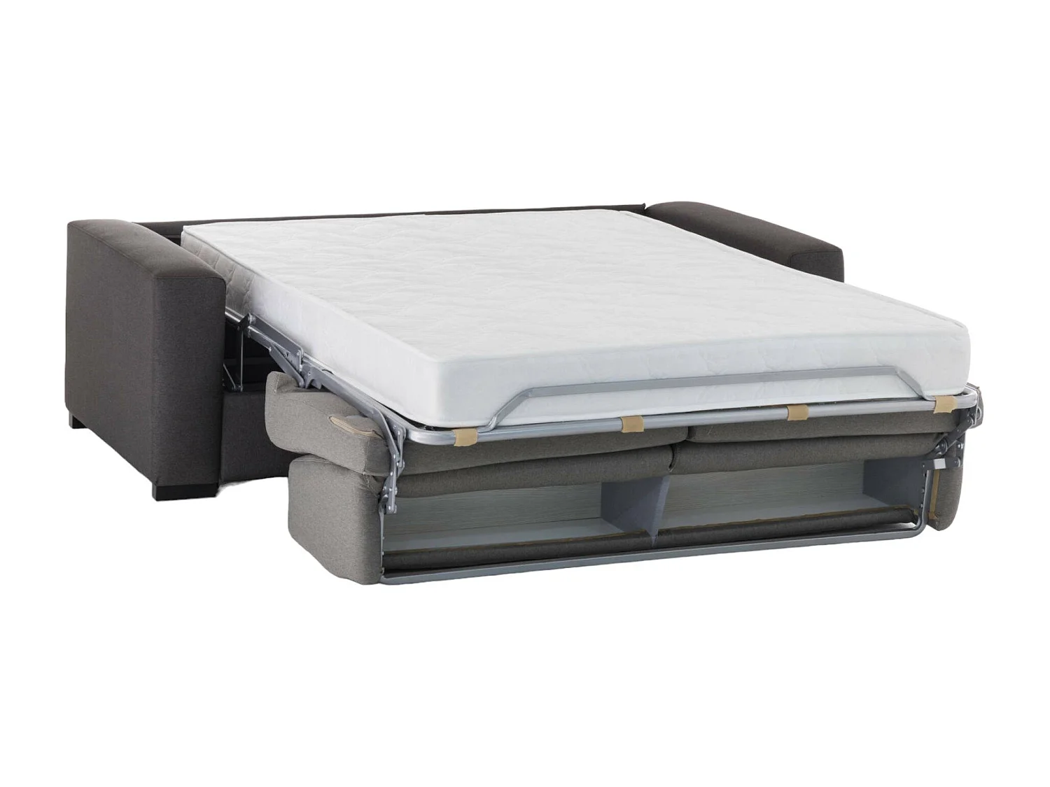 Divano Letto 3 Posti Nero 95x200 cm