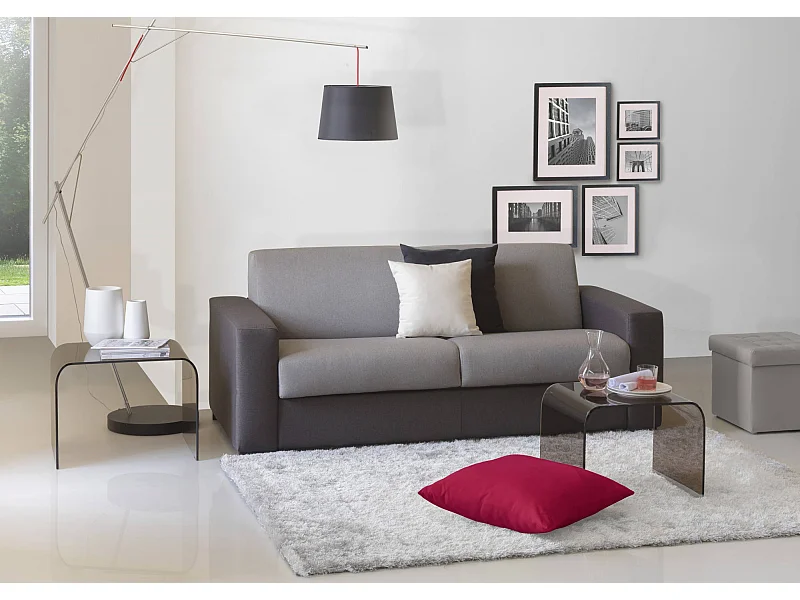 3-SITZER SCHLAFSOFA  Holz Grau, Anthrazit 95/200/90 cm