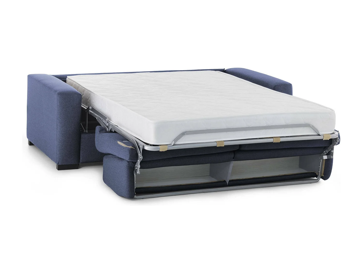 Talamo Italia - Divano letto 2 posti Andymion, Cm 200x95h90, Blu