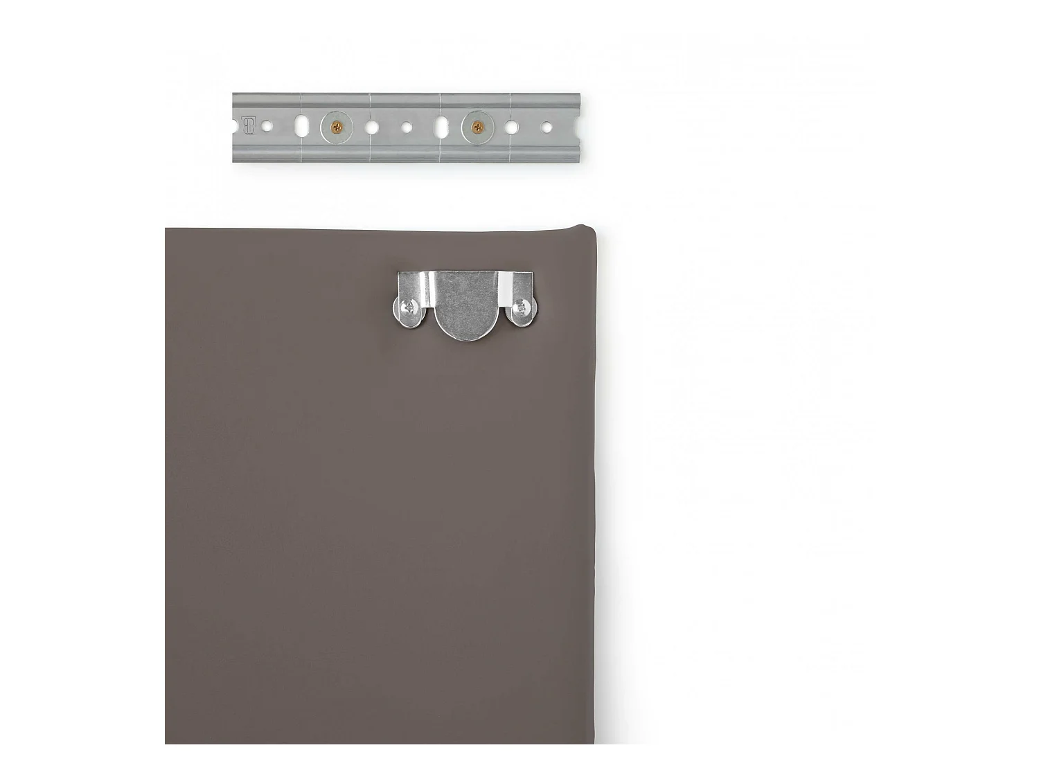 Talamo Italia - Letto matrimoniale Amarillide, Cm 170x60, Tortora