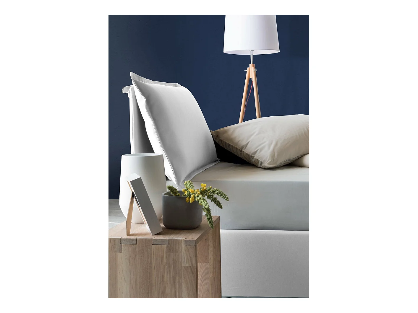 Lit simple Dpal, Lit coffre avec revêtement en tissu, 100% Made in Italy, Ouverture frontale, adapté pour matelas 90x190 cm, Blanc
