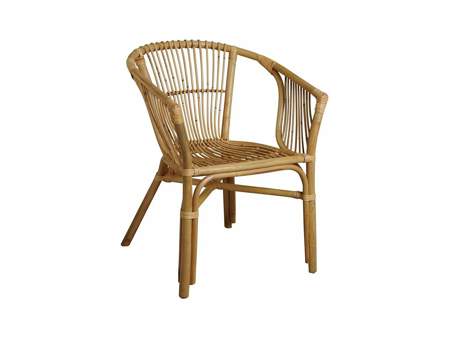 Fauteuil en rotin naturel Java