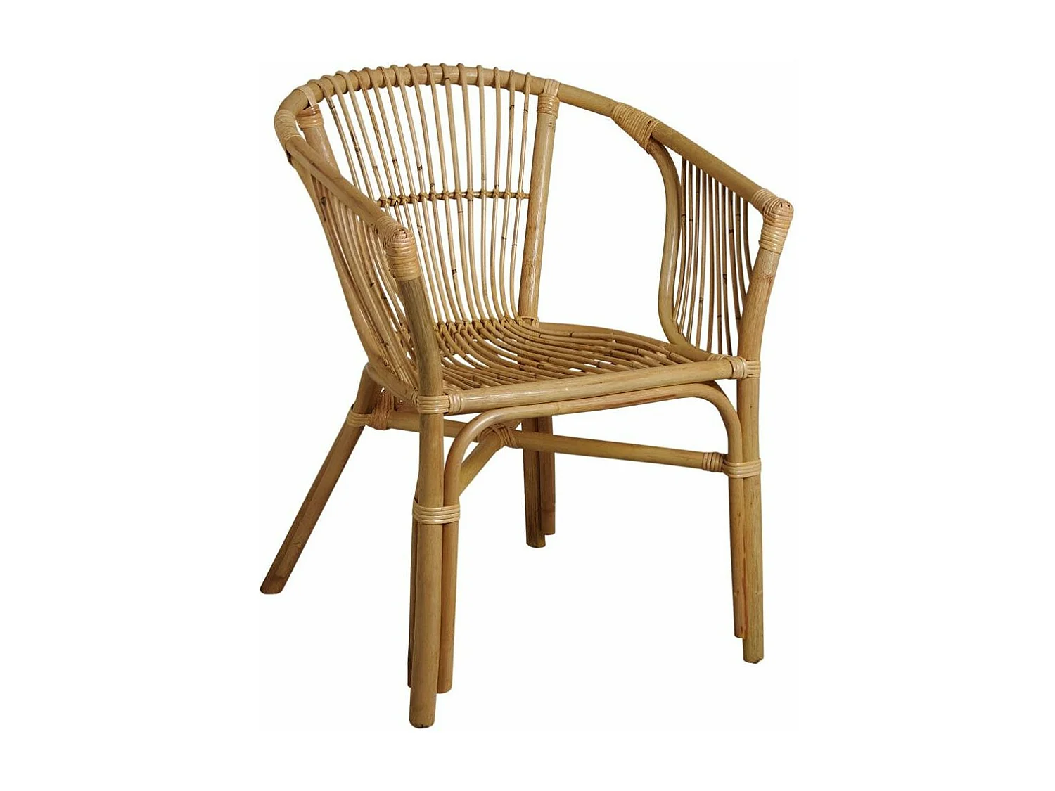 Fauteuil en rotin naturel Java
