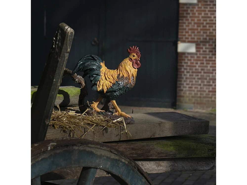 Coq en résine 25 x 13 x 30 cm