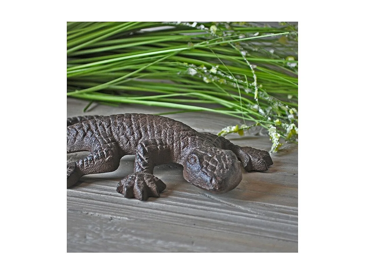 Salamandre en fonte 15 x 2 x 11 cm