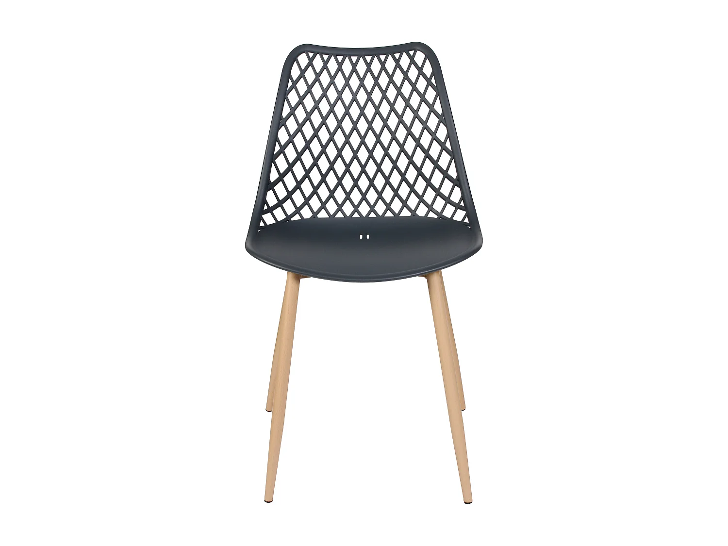 Chaise Malaga Gris - Lot De 2 Gris