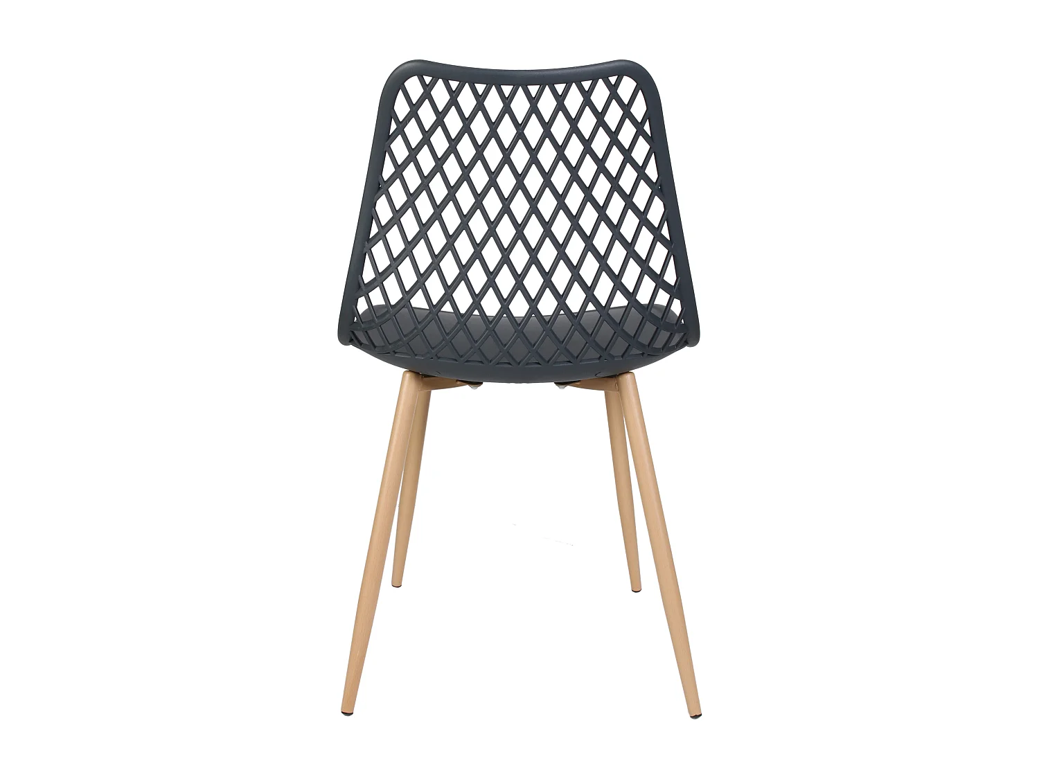 Chaise Malaga Gris - Lot De 2 Gris