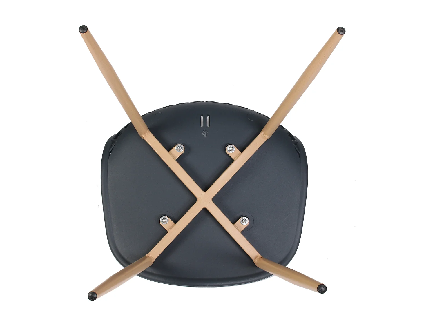 Chaise Malaga Gris - Lot De 2 Gris