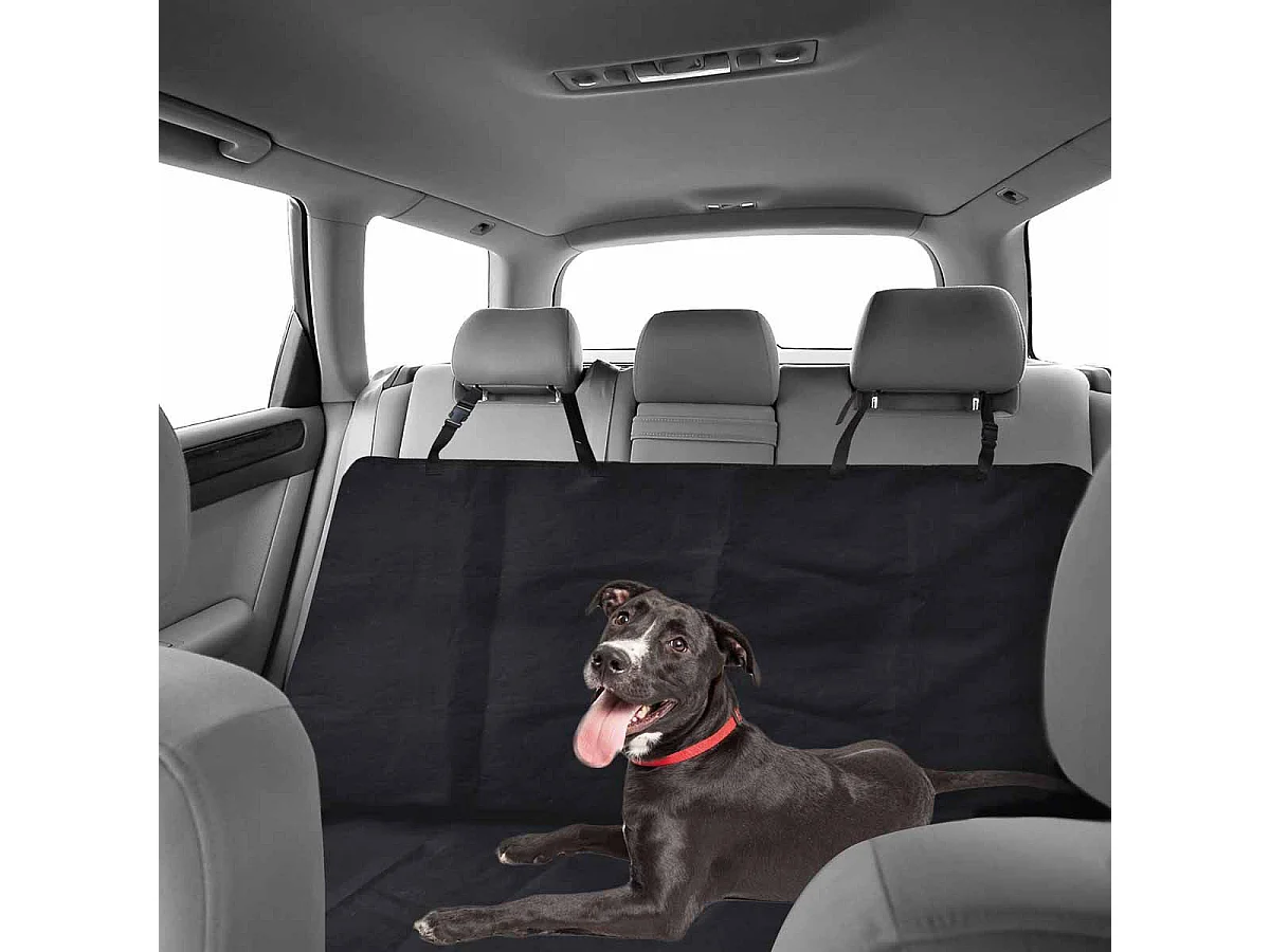 Housse de Protection Chien "Banquette Auto" 140cm Noir