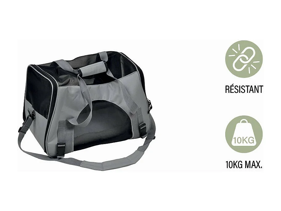 Sac de Transport pour Chien & Chat "Oxfort" 48cm Gris