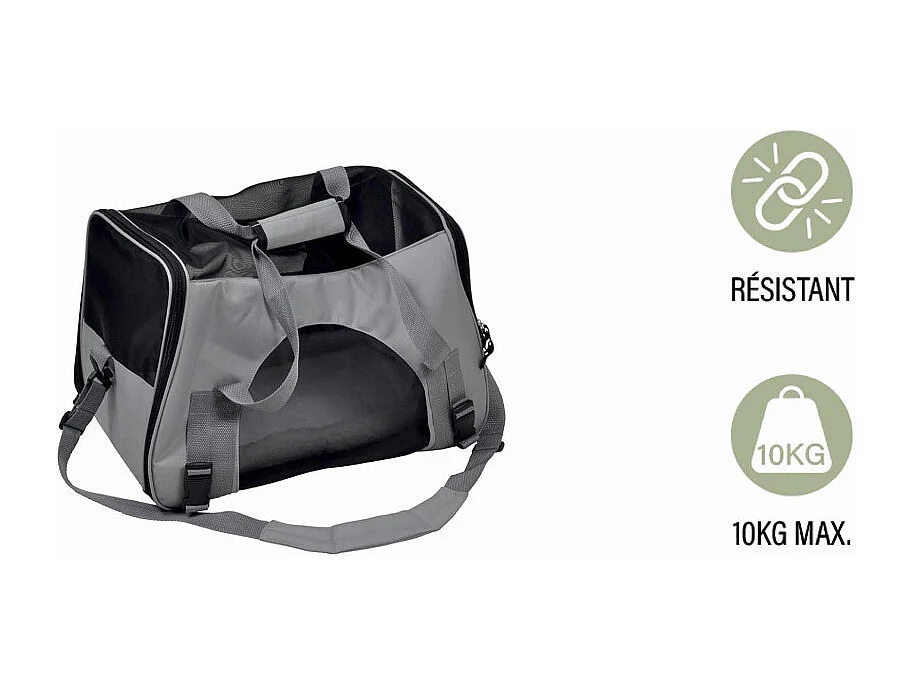 Sac de Transport pour Chien & Chat "Oxfort" 48cm Gris