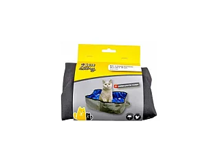 Bac à Litière pour Chat "Transportable" 46cm Gris