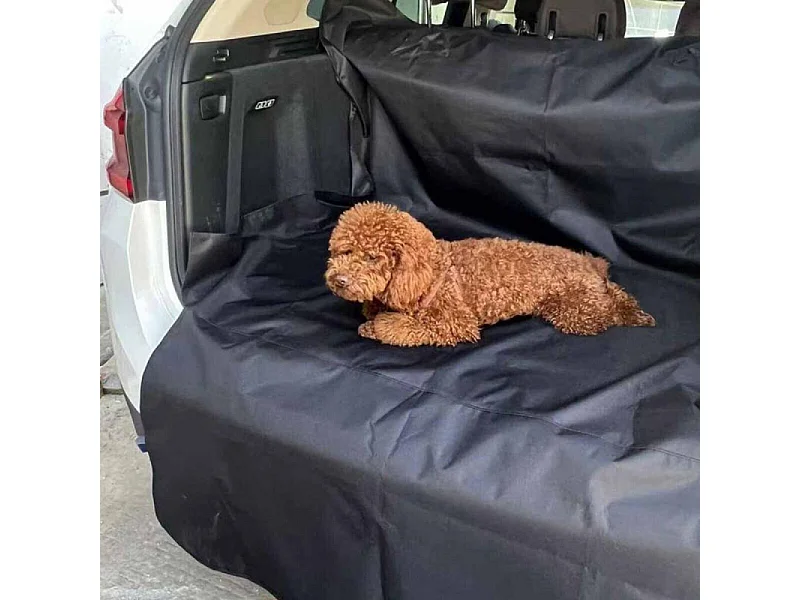 Housse de Protection pour Chien "Auto" 204cm Noir