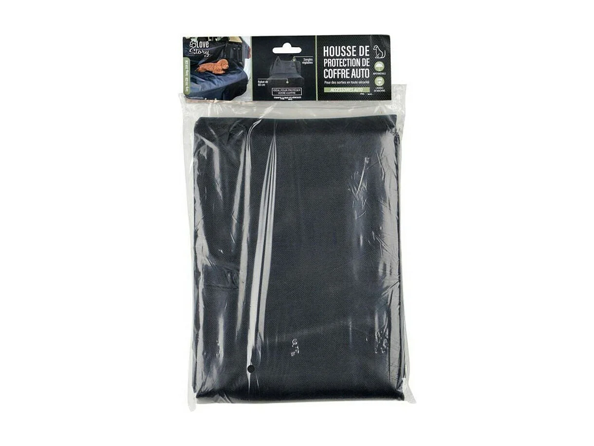 Housse de Protection pour Chien "Auto" 204cm Noir