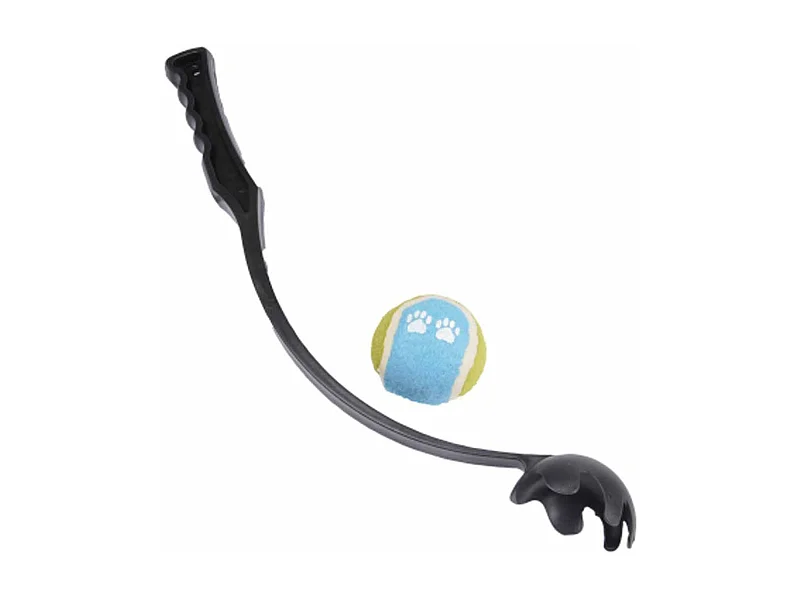 Jouet pour Chien "Lanceur Balle Tennis" 48cm Noir