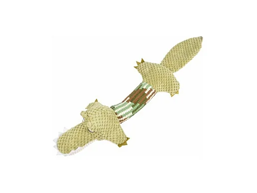 Peluche pour Chien "Crocodile" 50cm Vert