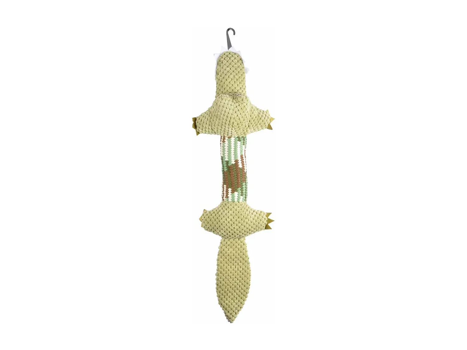 Peluche pour Chien "Crocodile" 50cm Vert