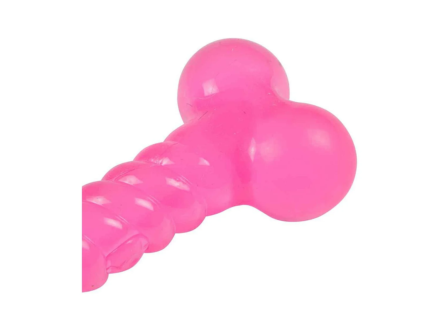 Lot de 2 Jouets pour Chien "Balle & Os" 13cm Rose